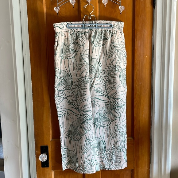 Wide leg linen pants - Picture 1 of 2